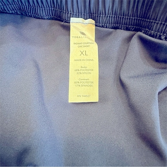 NWT Yogalicious Tennis Skirt Shorts Pickleball Skirt Shorts Size XL - Picture 5 of 5
